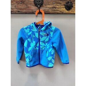 The North‎ Face Infant Girl's Hooded Fleece Jacket- Size 18-24m